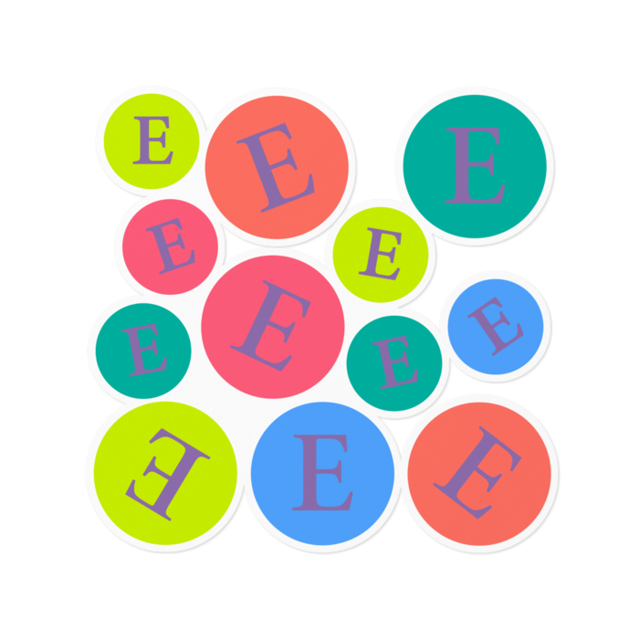 ステッカー - 160 x 160 (mm)