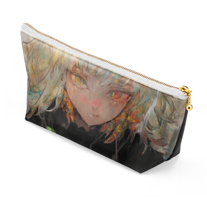 ポーチ - 長さ21.5cm / 高さ10cm - ホワイト