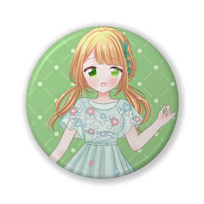 朱音 アイドルver. ミニキャラ 缶バッジ