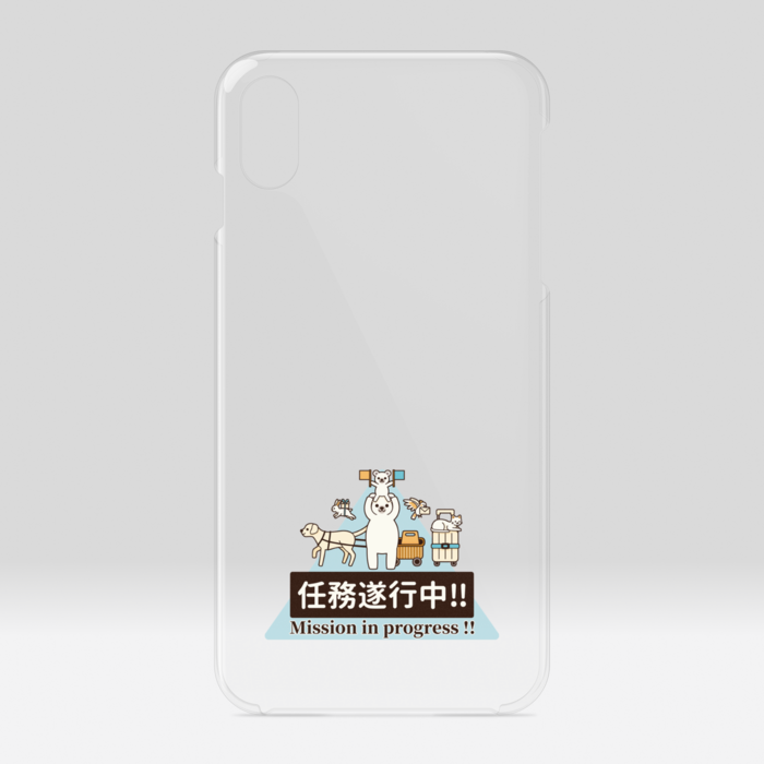 クリアiPhoneケース　iPhone XSMax