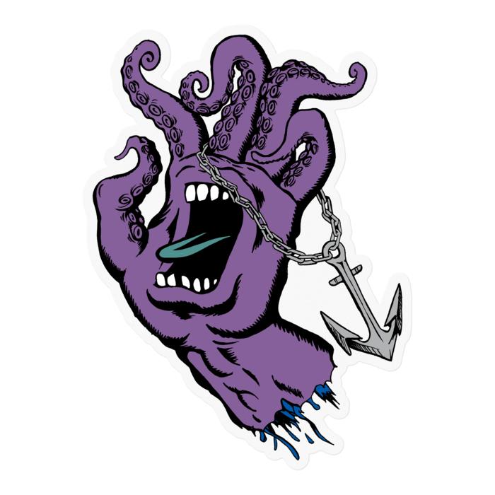 背景透明ステッカー - 100 x 100 (mm)