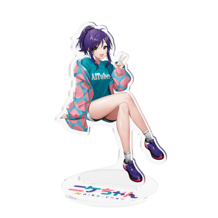 AIニケちゃん - 100x100mm