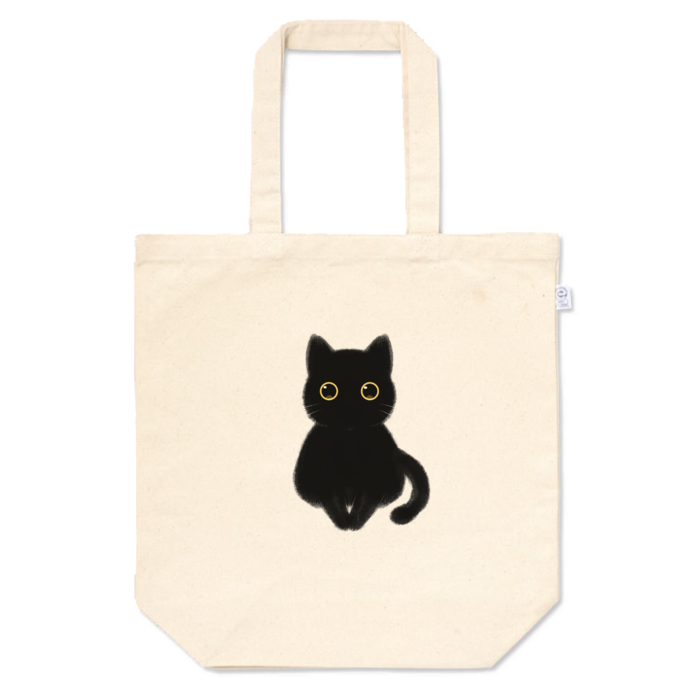 トートバッグ - M - 黒猫1