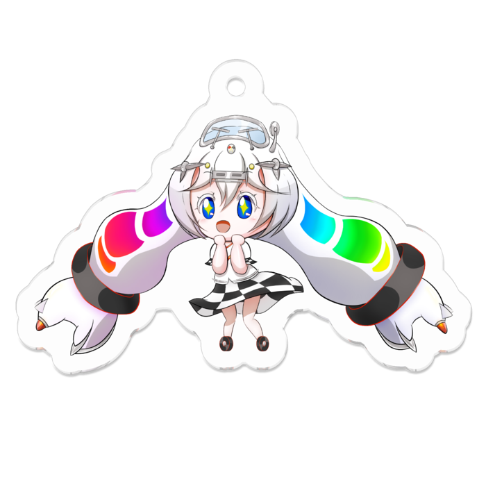 アクリルキーホルダー - 50 x 50 (mm)