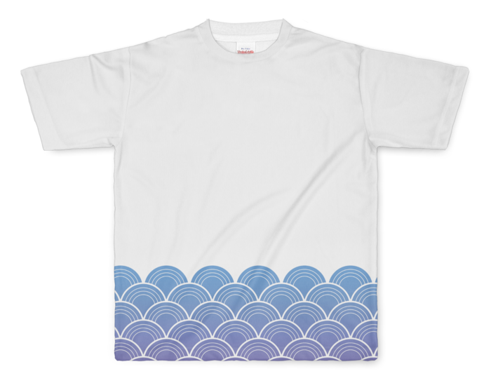 フルグラフィックTシャツ - L - 正面印刷のみ