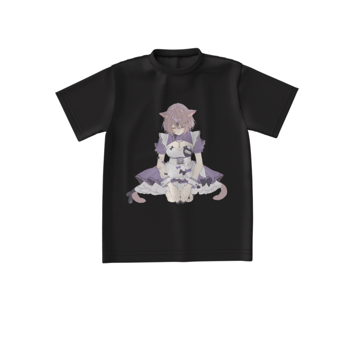 【シンプル】ビッグシルエットTシャツ【黒/S】
