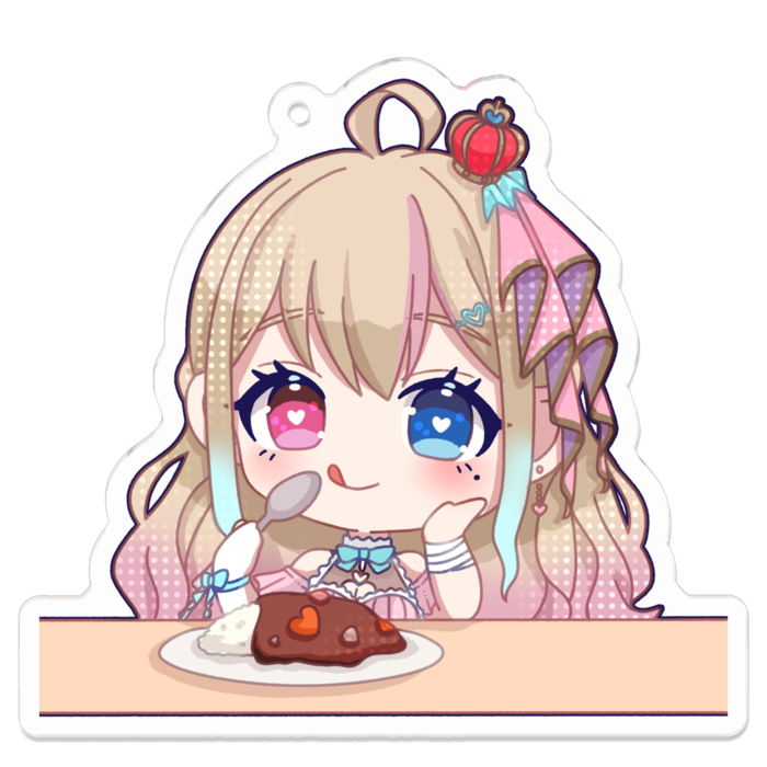 アクリルキーホルダー - 70 x 70 (mm)