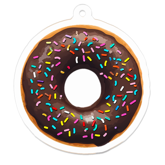 アクリルキーホルダー - 50 x 50 (mm)