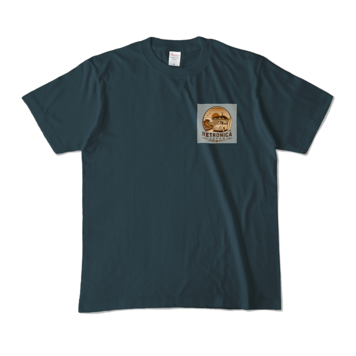 カラーTシャツ - M - デニム (濃色)