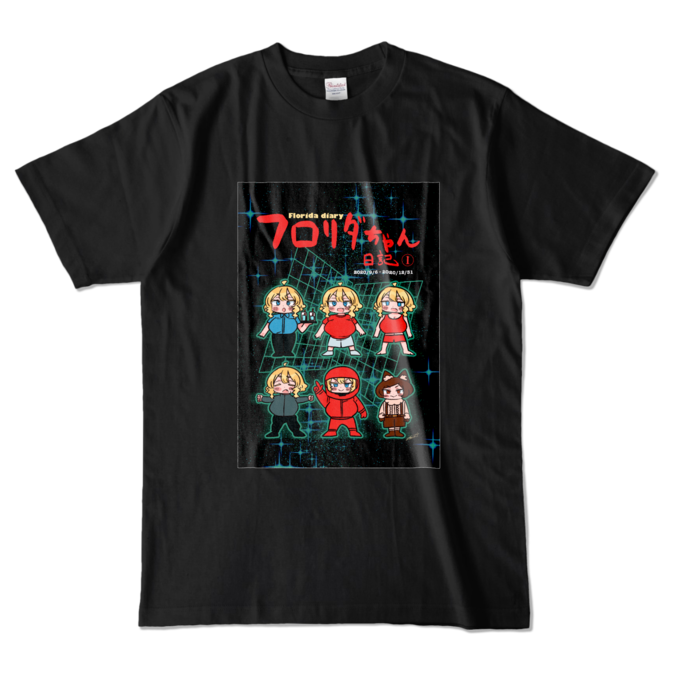 カラーTシャツ - L - ブラック (濃色)