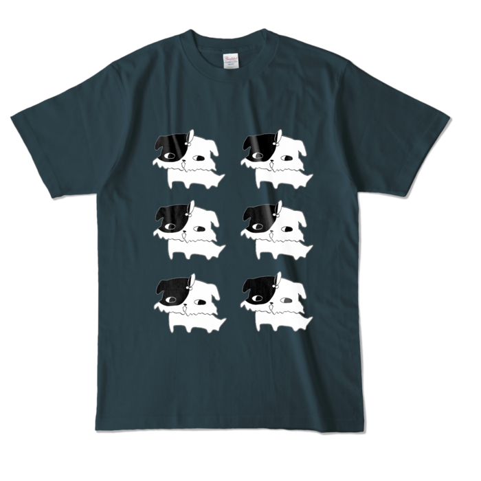 カラーTシャツ - L - デニム (濃色)