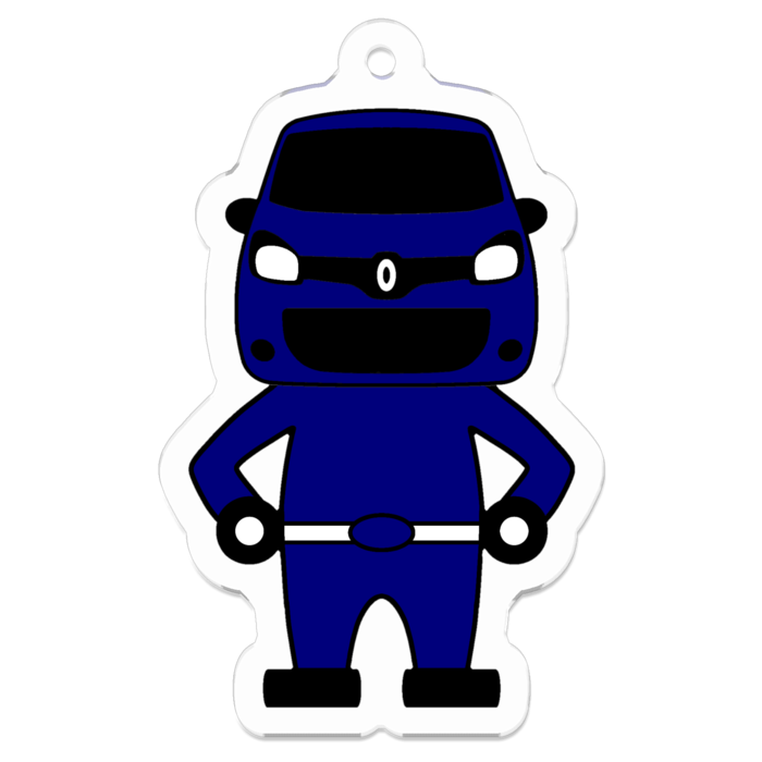 アクリルキーホルダー - 50 x 50 (mm)