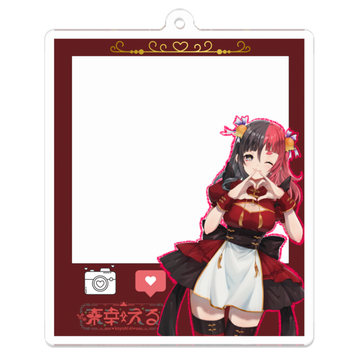 アクリルキーホルダー - 70 x 70 (mm)