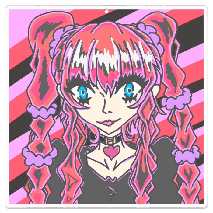 アクリルキーホルダー - W100 × 100mm 以内