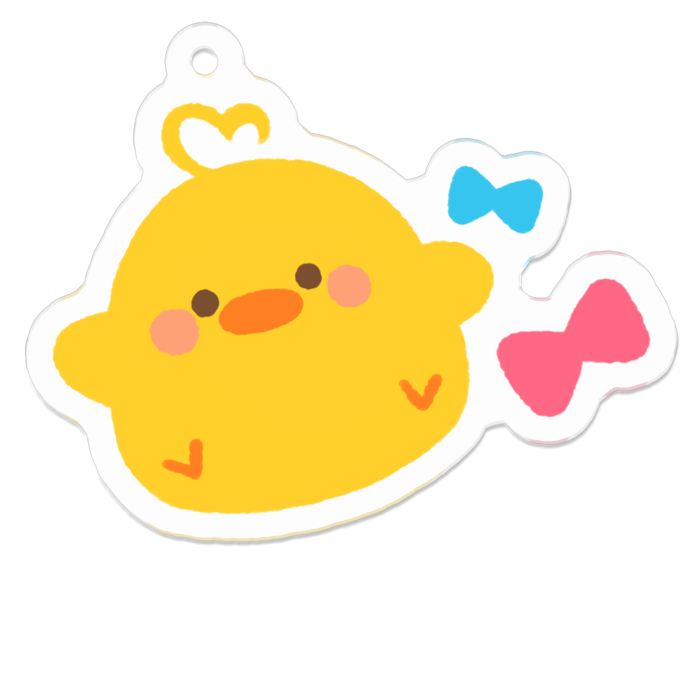 アクリルキーホルダー - 50 x 50 (mm)