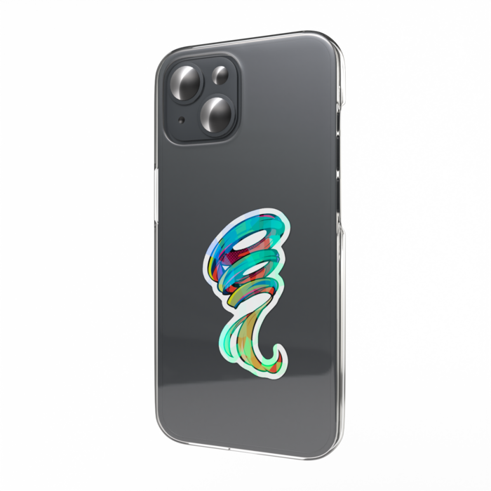 ホログラムスマホステッカー - 縦