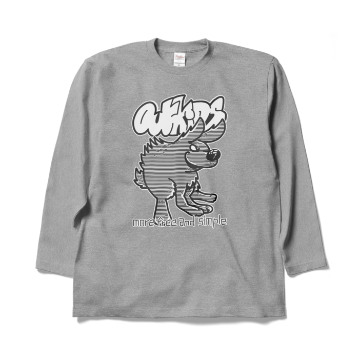 ロングスリーブTシャツ - XL - 杢グレー