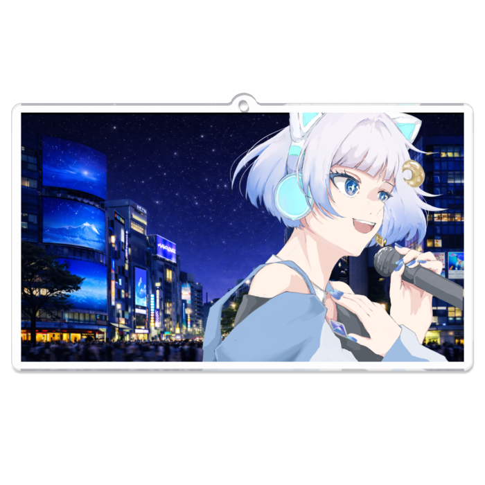 アクリルキーホルダー - 100 x 100 (mm)