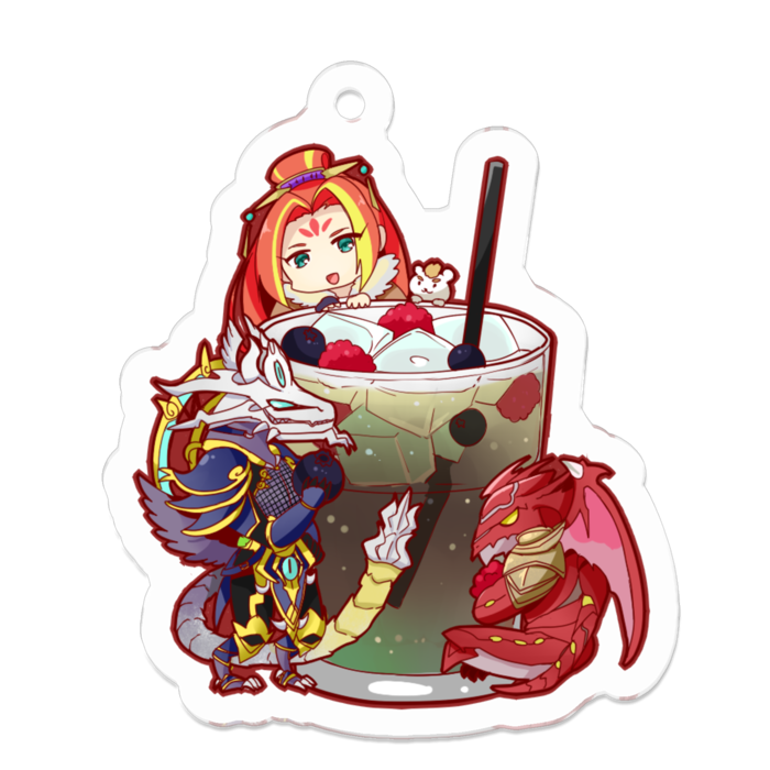 アクリルキーホルダー - 50 x 50 (mm)