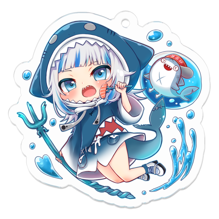 アクリルキーホルダー - 50 x 50 (mm)