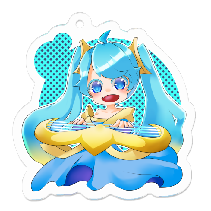 アクリルキーホルダー - 50 x 50 (mm)