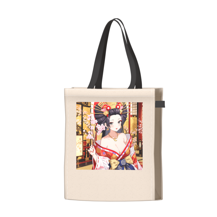 ツートンカラーバッグ - ブラック - W34 × H41 × D14cm