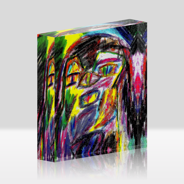 アクリルブロック - 100x100mm(1)