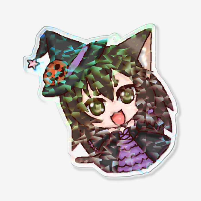 100 × 100mm - クリスタル   魔女っ娘マロニーちゃん