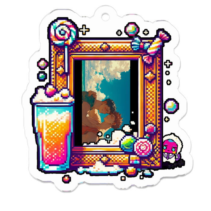 アクリルキーホルダー - 50 x 50 (mm)