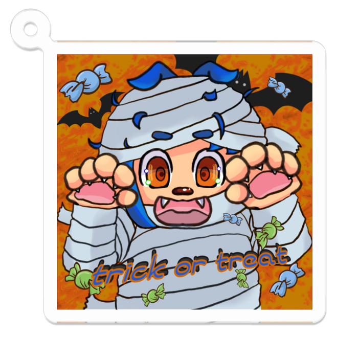 アクリルキーホルダー - 50 x 50 (mm)