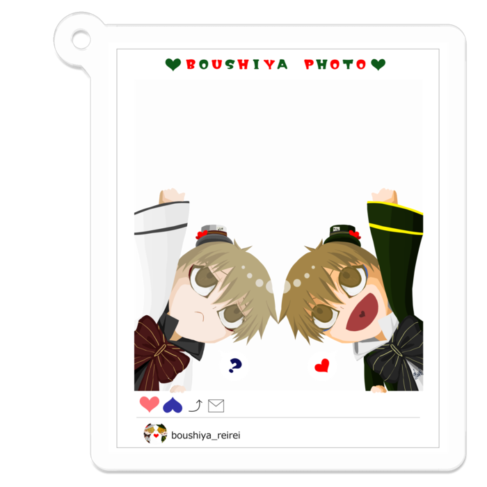 アクリルキーホルダー - 50 x 50 (mm)