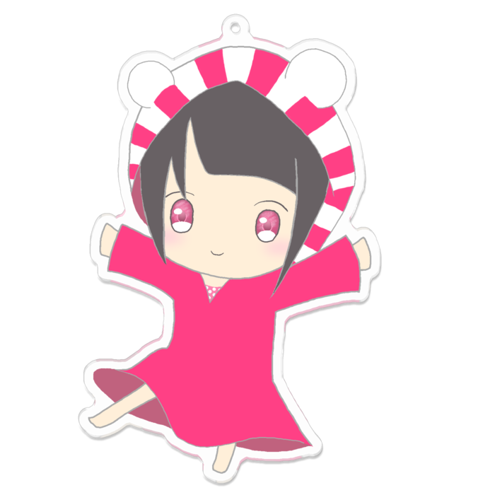 アクリルキーホルダー - 100 x 100 (mm)