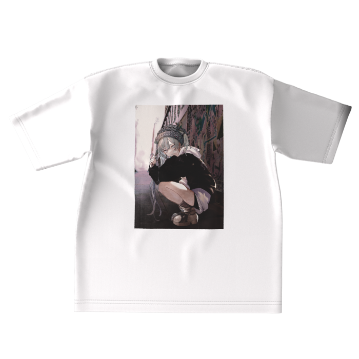 ビッグシルエットTシャツ - XL - 正面