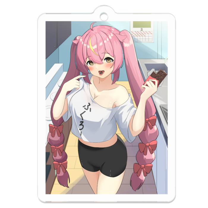 アクリルキーホルダー - 50 x 50 (mm)