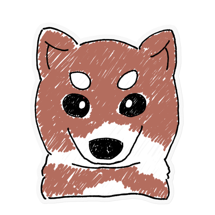 ステッカー - 100 x 100 (mm)