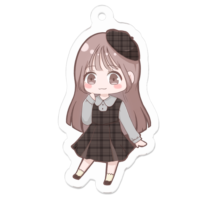 アクリルキーホルダー - 50 x 50 (mm)