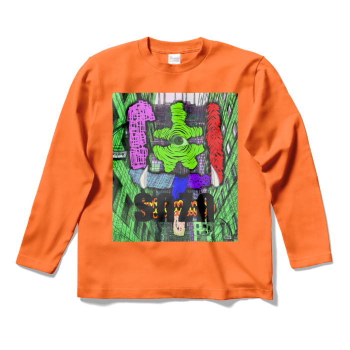 ロングスリーブTシャツ - S - オレンジ