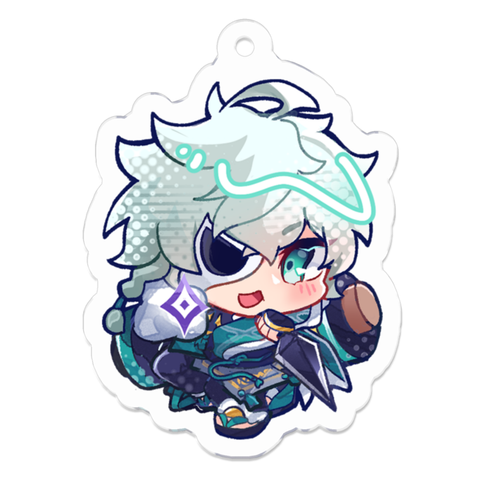 アクリルキーホルダー - 50 x 50 (mm)