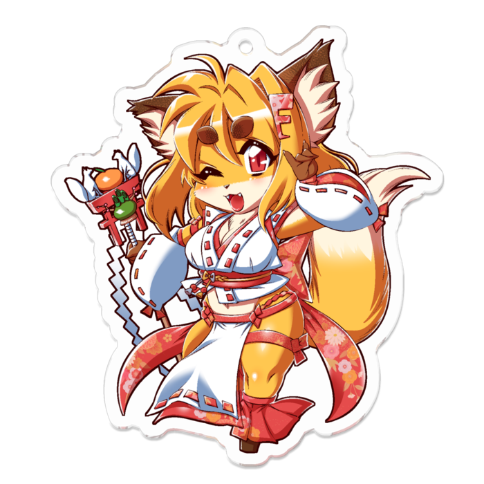 アクリルキーホルダー - 70 × 70 (mm)