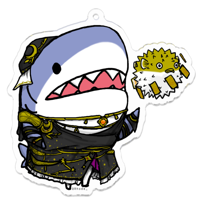 アクリルキーホルダー - 70 x 70 (mm)