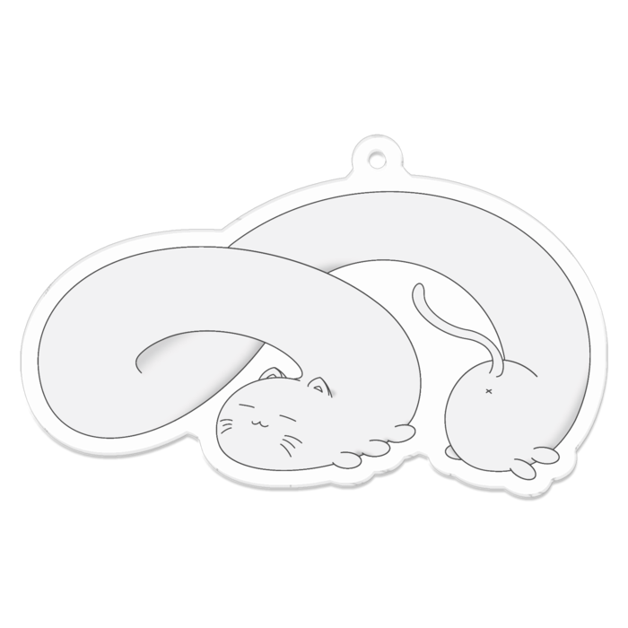 アクリルキーホルダー - 70 x 70 (mm)