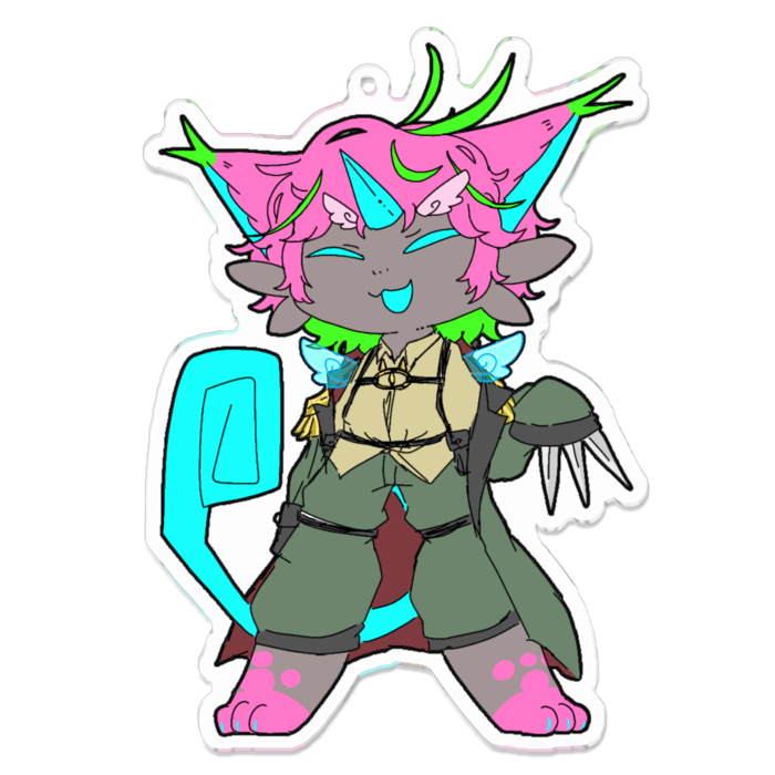 アクリルキーホルダー - 100 x 100 (mm)