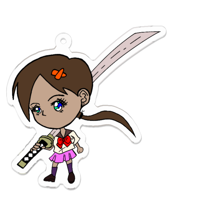 アクリルキーホルダー - 70 x 70 (mm)