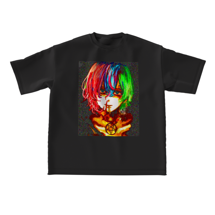 ビッグシルエットTシャツ - L - 両面