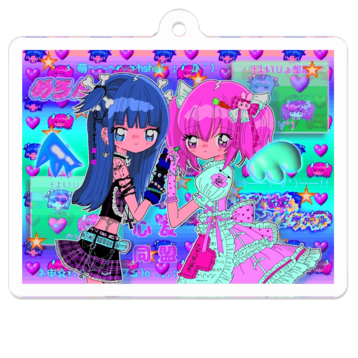 アクリルキーホルダー - 50 × 50 (mm)