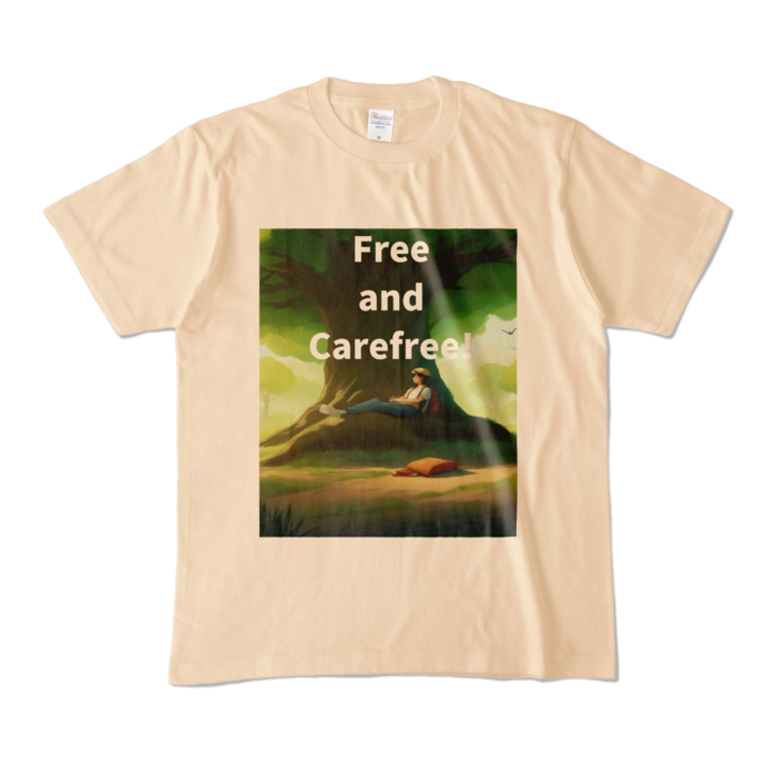 カラーTシャツ - M - ナチュラル (淡色)