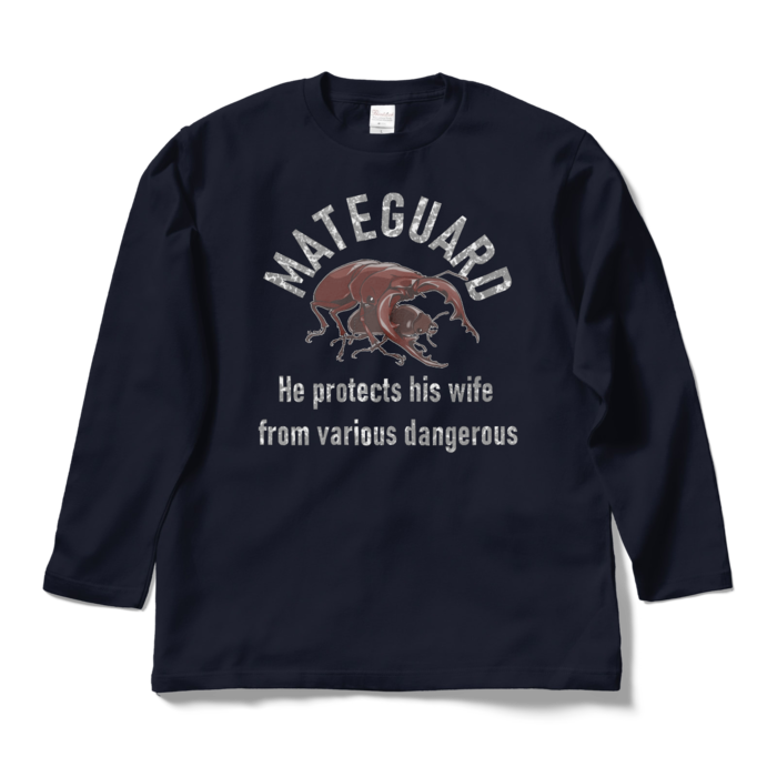 ロングスリーブTシャツ - L - ネイビー