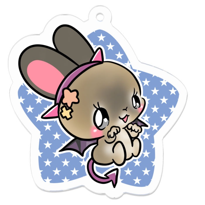 アクリルキーホルダー - 50 x 50 (mm)