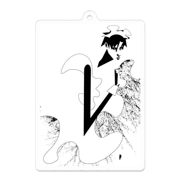 アクリルキーホルダー - 70 x 70 (mm)