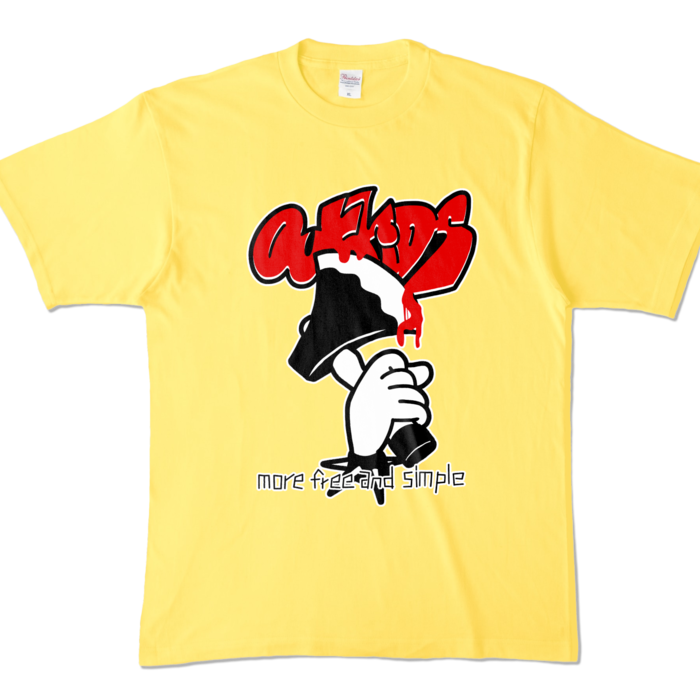 カラーTシャツ - XL - イエロー (濃色)